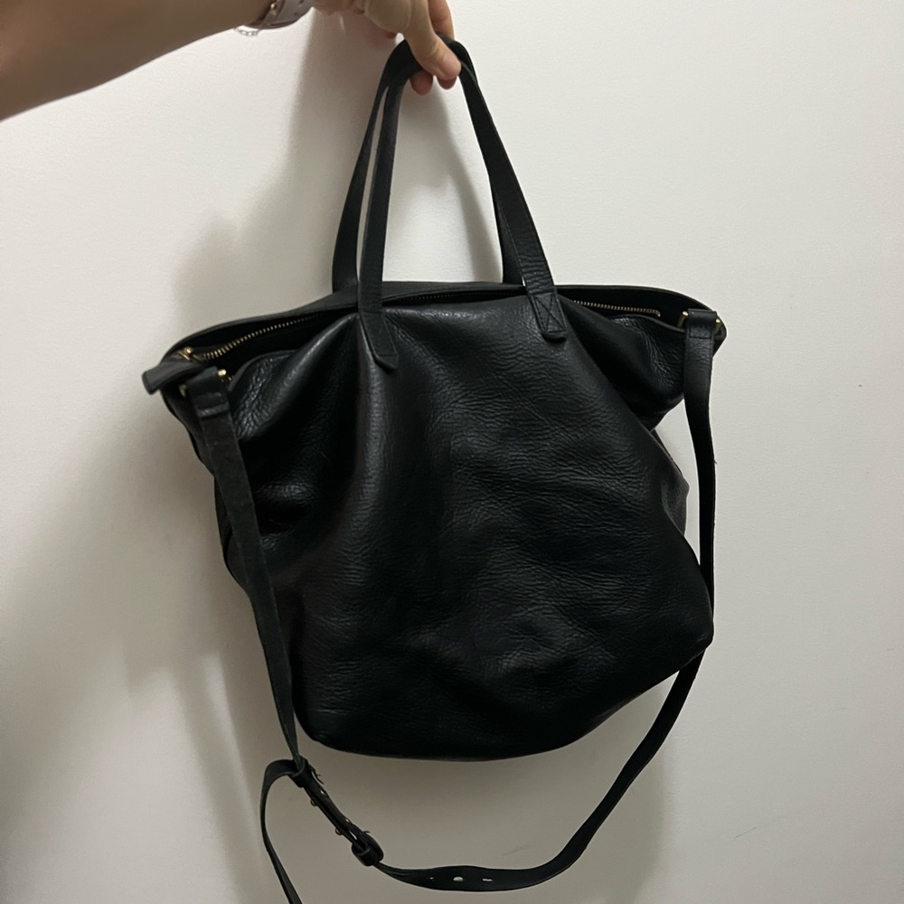 Madewell Transport zip top tote